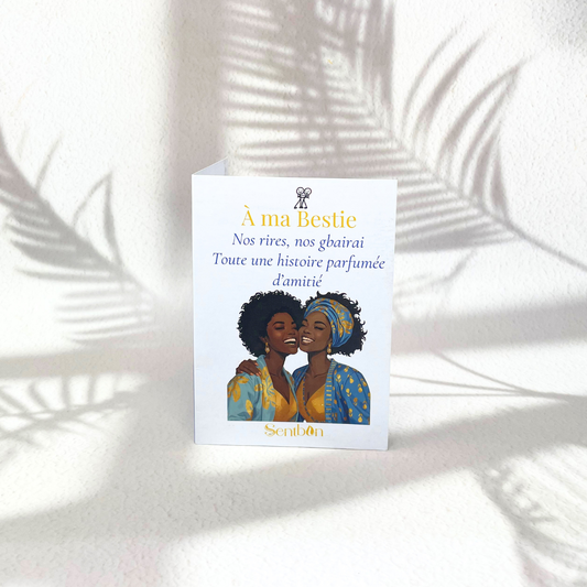 Carte de vœux : À ma Bestie, une amitié parfumée