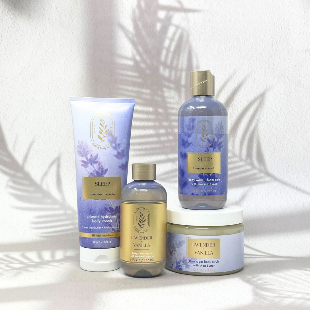 gamme Aromathérapie Sleep Lavender + Vanilla
