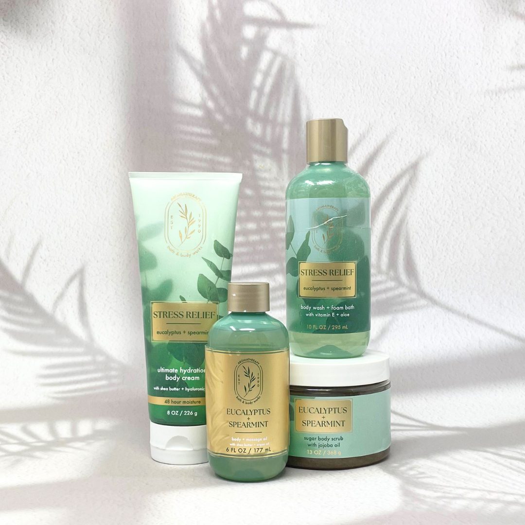 gamme Aromathérapie Stress Relief Eucalyptus + Spearmint